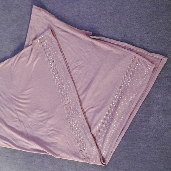 Embellished Scarf/Wrap 19 inches by 66 inches - Picture 5 of 8